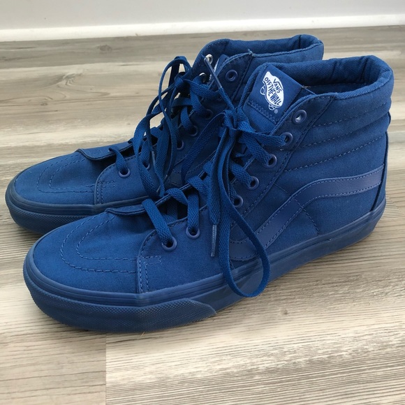 solid color vans slip on